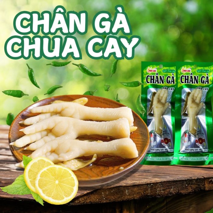 Chân gà chua cay 48g