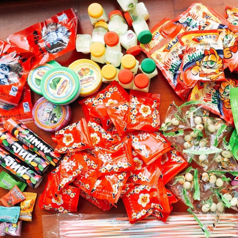 Đồ ăn vặt tuổi thơ